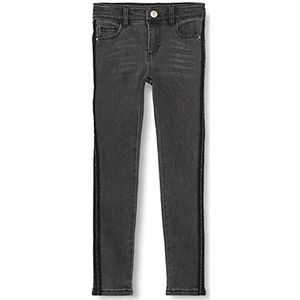 IKKS Zwarte denim jeans voor meisjes, Zwart Used