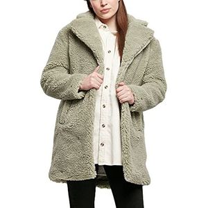 Urban Classics Salvia Sherpa-mantel voor dames, oversized, XXL, Salvia