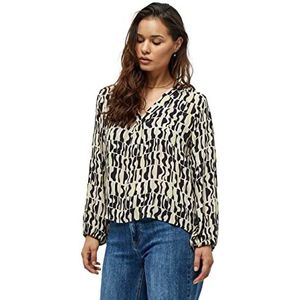 DESIRES Aylin damesblouse V-hals geplaveide print XXL, bestratingsdruk