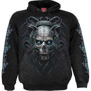 Spiral - Human 2.0 - zwarte hoodie, zwart.