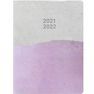 LETTS Ceramica Schoolagenda, A6, weekoverzicht, 21,22 cm, roze