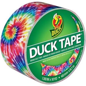 ShurTech Duck Tape Duck Tape 1,88 inch x 10yd-Love Tie-Dye, andere, meerkleurig