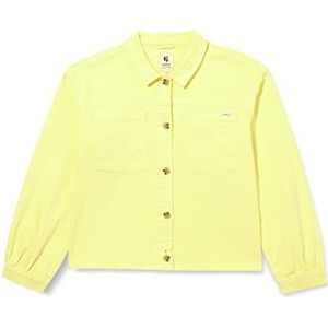 Garcia Colbert + Gilet Teens Jacket pour Filles, Jaune citron frais, 164-170