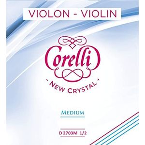 Corelli Crystal D Stabilon viool snaren nylon / zilver 1/2 2703M