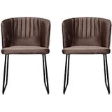 Soof&Tess Siena Dining Chair, bruin, één maat