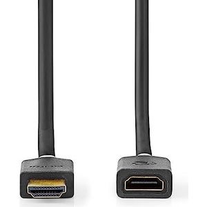 NEDIS High Speed HDMI-kabel met ethernet | HDMI™-connector | HDMI™ bus | 4K @60Hz | ARC | 18 Gbps | 1,00 m | rond