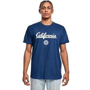 Merchcode CAL Bear Tee T-shirt pour homme, coupe droite, 100% coton, taille XS, bleu clair, XS