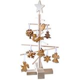 xmas3 XS kerstboom hout natuur 45cm 28x28x45cm