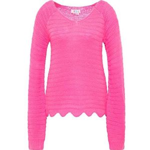 IZIA Mahisha dames gebreide trui roze XL-XXL, Roze