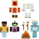Mattel Minecraft Creator Series Mount Enderwood-set: angst voor Yeti, met 2 beweegbare figuren en accessoires, om te verzamelen, speelgoed voor kinderen, vanaf 4 jaar, HLP58