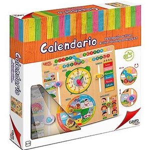 Cayro - 8107 Leerkalender - Hout - Multikleur