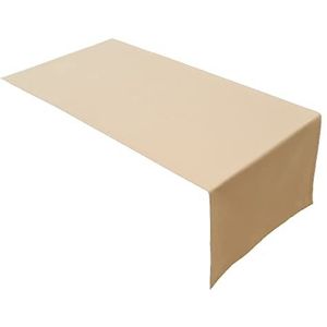 Tafelloper van hoogwaardige kwaliteit - 100% katoen - Conceptcollectie, Kleur en Maat naar keuze (Tafelloper - 30 x 100 cm, Camel)
