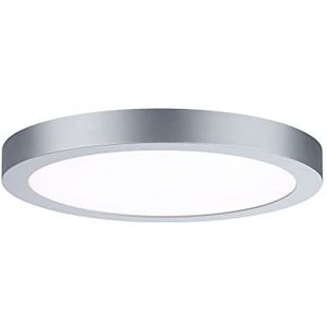 Paulmann Abia 71023 led-paneel, rond, daglichtwit, 300 mm, chroom mat, kunststof lichtpaneel, verlichtingssysteem 4000 K