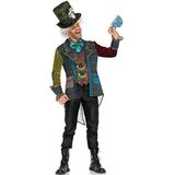 Leg Avenue - Deluxe Mad Hatter kostuums voor volwassenen, meerkleurig, maat: XL (EUR 46-48), Meerkleurig