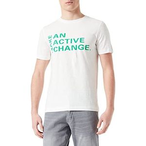 camel active t-shirt mannen, gebroken wit