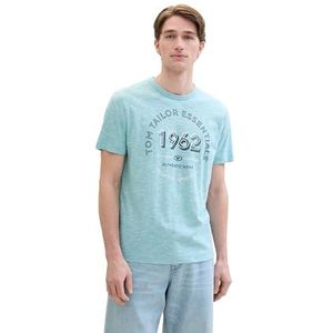 TOM TAILOR T-shirt pour homme, 35644 - Meadow Teal Fine Stripe, 3XL