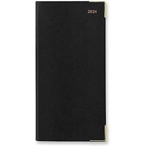 Letts Classic Slim weekplanner 2024 met afspraak zwart