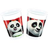 8 plastic bekers Kung Fu Panda 3200 ml
