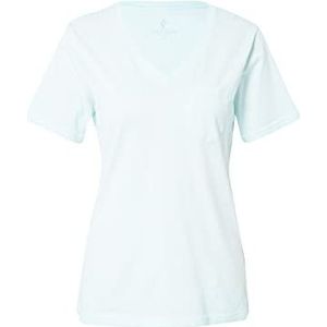 Skechers T-Shirt Hatha V-hals met zak en wassing Diamant, transparant, XXXL dames, 3XL, Transparant