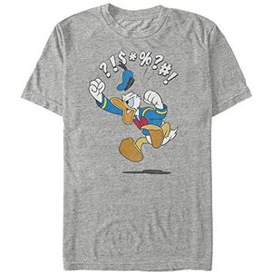 Disney Unisex Mickey Classic-Donald Jump Organic, Melange Grey, S, Melange Grey