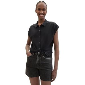 TOM TAILOR Denim Débardeur pour femme, 14482 - Deep Black., XXL