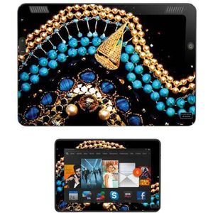 Skins & Stikers Vinyles Diabloskinz beschermfolie voor Kindle Fire HDX 17,8 cm (7 inch), motief Golden Voyage