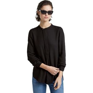 G-STAR RAW Haut à demi placket pour femme, Noir (Dk Black D24441-d723-6484), M