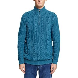 Esprit Sweater heren, 460/donker turquoise, XL, 460/donkerturquoise