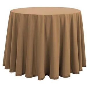 Martina Home Table en velours 90 ronde camel