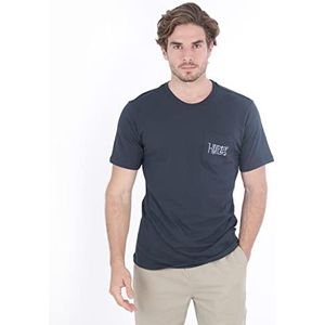 Hurley M EVD WSH Island Pocket Ss overhemd voor heren, Armory Navy