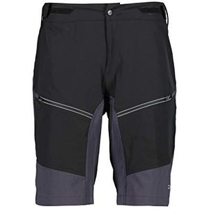 CMP Heren Mesh Bike Bermuda Shorts, Zwart, 56