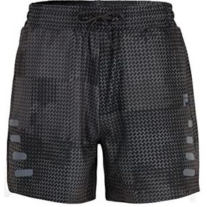 FILA Rodeneck Aop Shorts voor heren, Black Pills Camo Aop