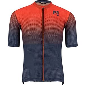 Karpos Val Viola Jersey T-shirt voor heren, Outer Space/Tangerine T/Morocc
