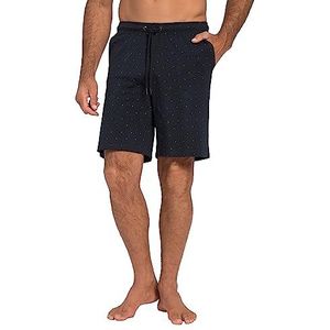 JP 1880 Pyjamashorts, Oeko-tex, korte vorm, bedrukt, elastische tailleband, pijamabroek voor heren, Navy Blauw