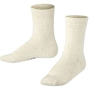 FALKE Family Unisex kindersokken katoen duurzaam milieuvriendelijk zwart grijs plus versterkte kleuren dun zonder patroon voor winter of zomer 1 paar, beige (zand melange 4650)