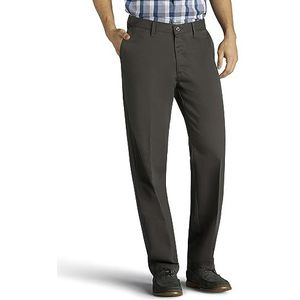 LEE Total Freedom Stretch broek voor heren, relaxte pasvorm, houtskool, 34W x 32L, Houtskool