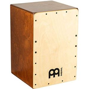 Meinl Snarecraft Cajon Rock/Pop Cajon voor beginners en gevorderde spelers, geschikt voor spelers met een grootte van ca. 140 cm, ideaal voor thuis en buiten, gemaakt in Europa (SC80AB-B)