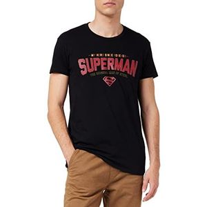 Superman T-shirt voor heren, zwart.