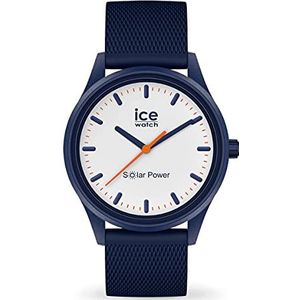 Ice-Watch - ICE Solar Power Pacific Mesh - Blauw herenhorloge met siliconen band - 018394 (Medium), Blauw, Band