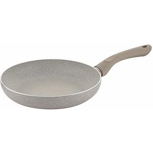 FLORINA - Antiaanbakpan I diameter - 24 cm I SANDY ORGANIC braadpannen I aluminium pan I fornuizen van alle soorten - inductie, gas, elektrische plaat I kleur: grijs