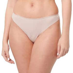 Tommy Hilfiger Thong Uw0uw05214 bijpassende string voor dames, Beige (Balanced Beige)