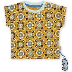 Sigikid Babymeisjes T-shirt van biologisch katoen voor kinderen Bébé meisjes, geel/patroon