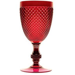 Brunch Time Rode Wijnglas Set Van 6 Diamond 39 cl Rood
