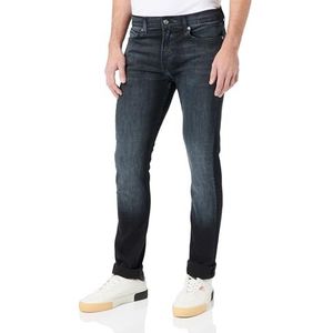 7 For All Mankind Jspdc510 Heren Jeans, Donkerblauw