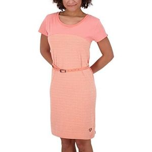 Alife and Kickin ClarinaAK B Shirt Dress Robe d'été pour femme, Peach Melange, XL