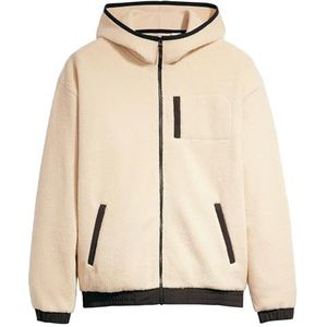 Levi's Veste à capuche Pop Sherpa pour homme, Fog, XXL