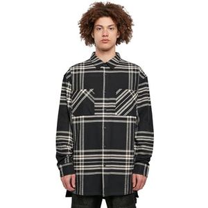 Urban Classics long shirt heren zwart, l, zwart.