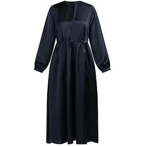 DreiMaster Klassik Casnagie midi-jurk casnagie midi-jurk voor dames (1 stuk), Navy Blauw