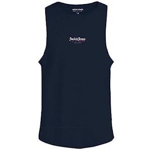 Jack & Jones Jorwalker Fst-tanktop voor heren, mouwloos, breed, marineblauw, M, Navy Blauw