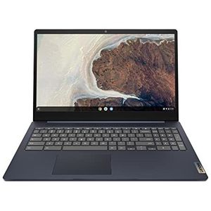Lenovo IdeaPad 3 Chromebook Notebook, 15,6 inch FHD-display - (Intel Celeron N4500, geïntegreerde grafische kaart, 4 GB RAM, 64 GB WiFi 6, ChromeOS) - Abyss Blue